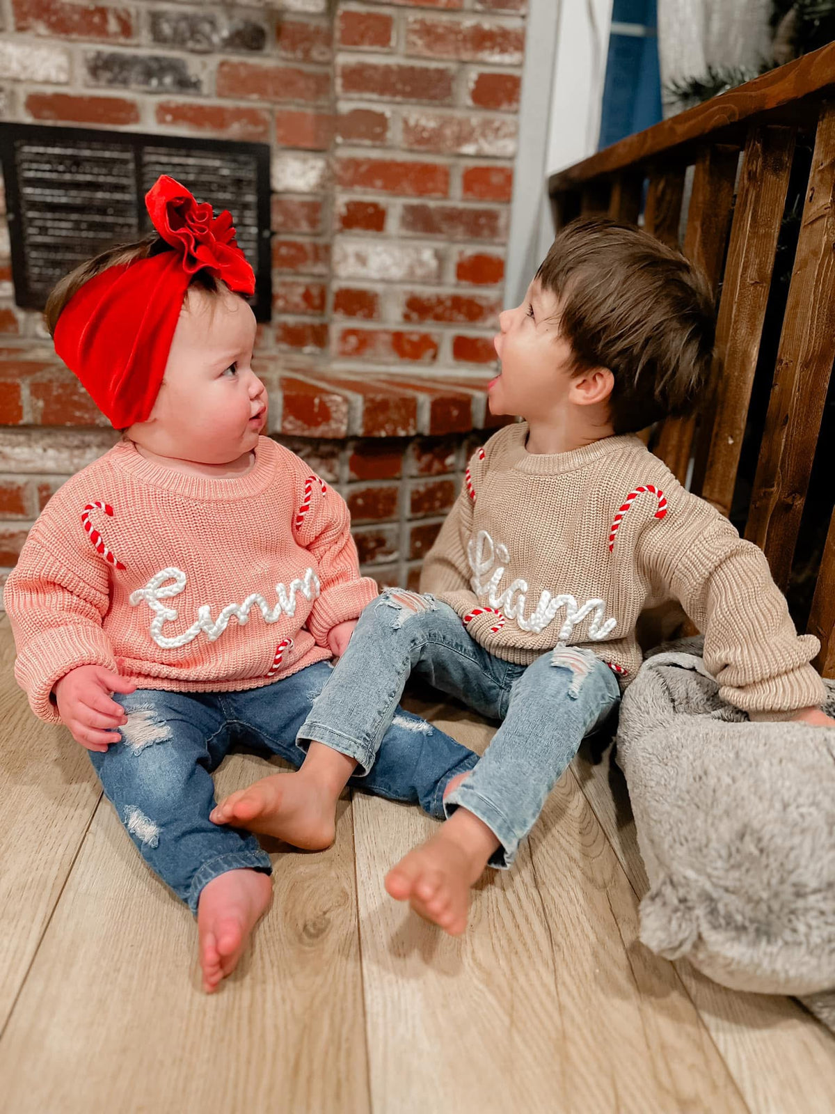 Christmas Sweater Pre-Set Designs (Reindeer, Holly Jolly Dude/Babe, Candy Canes, Hot Cocoa)