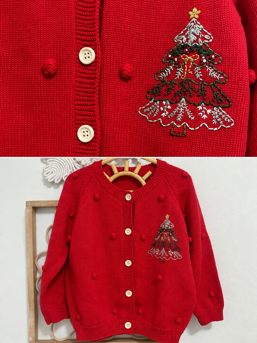 Dot or Scalloped Cardigan