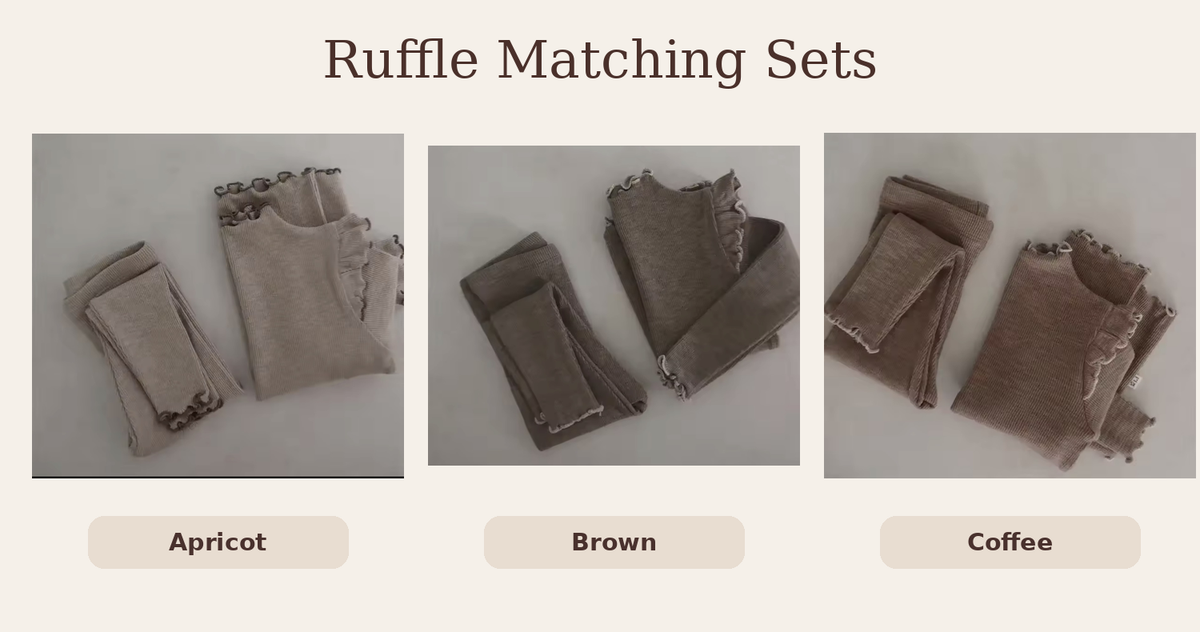 Ruffle Matching Set