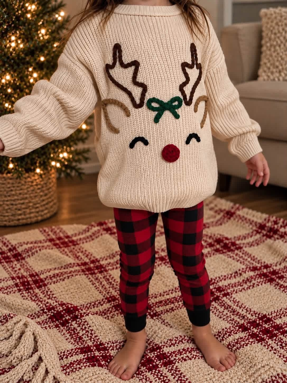 Christmas Sweater Pre-Set Designs (Reindeer, Holly Jolly Dude/Babe, Candy Canes, Hot Cocoa)