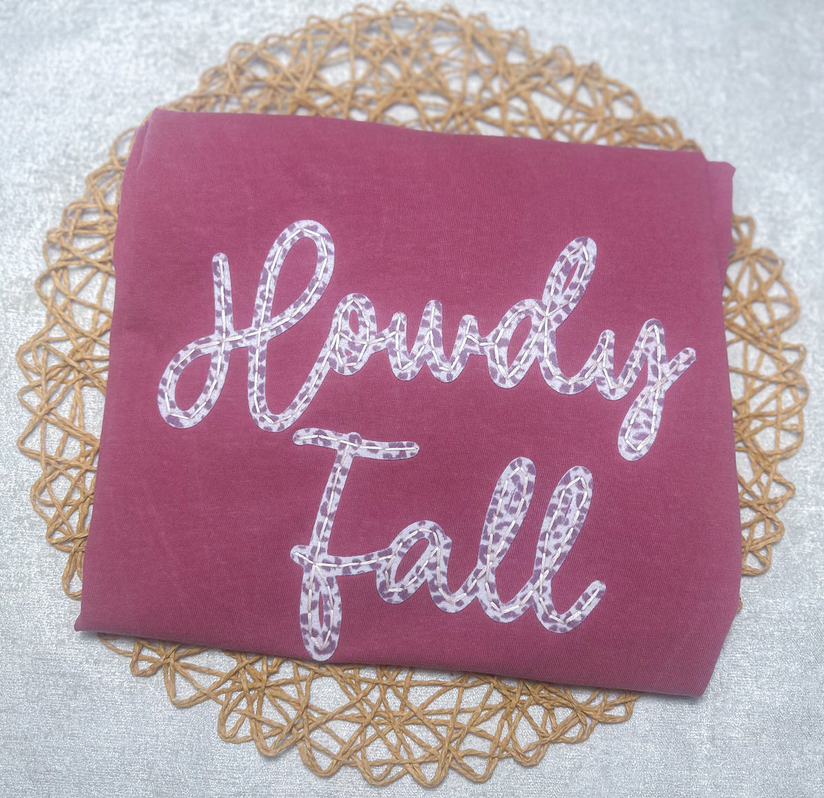 ADULT Felt or Applique  Short Sleeve T-Shirt