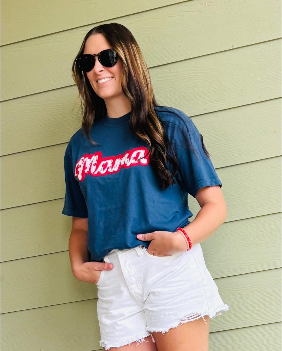 ADULT Felt or Applique  Short Sleeve T-Shirt