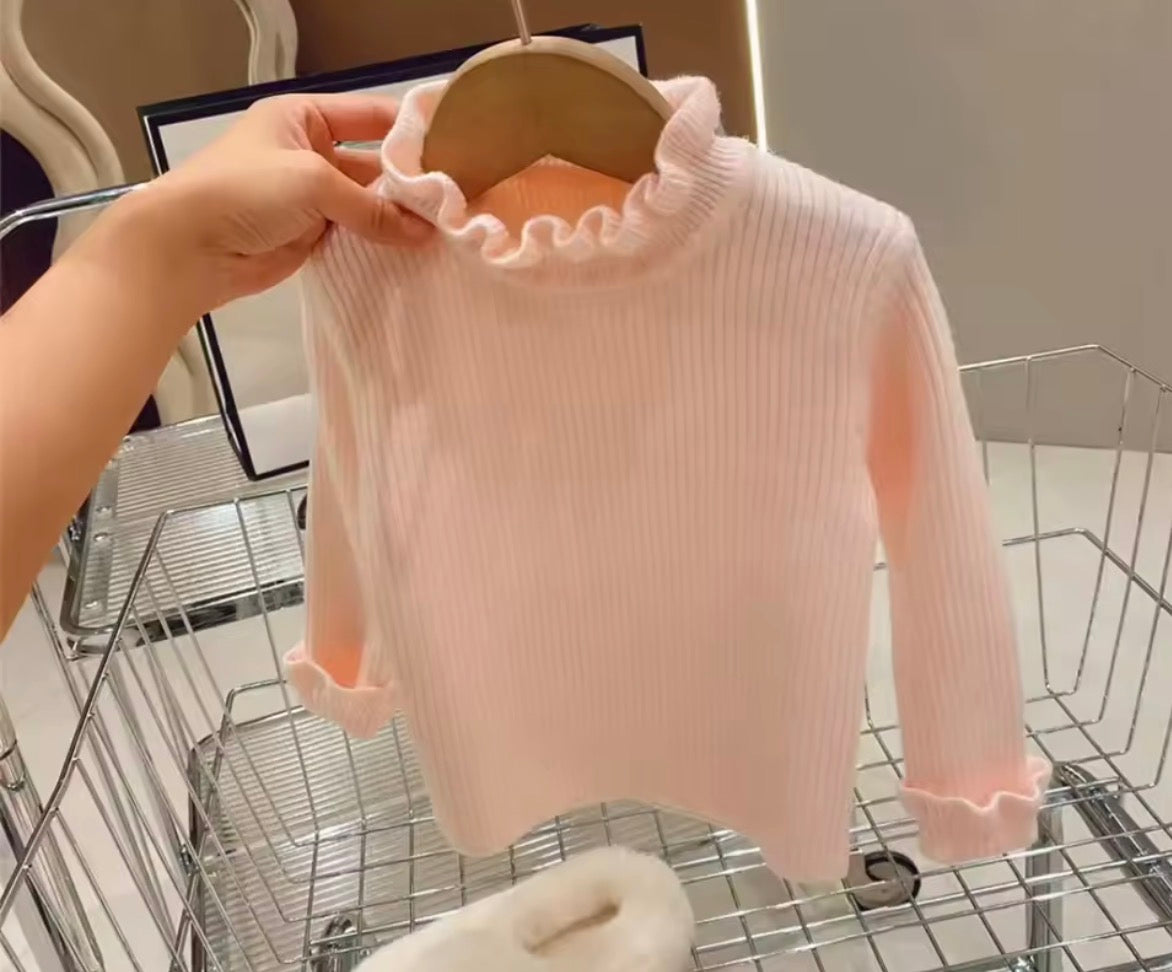 Ruffle Neck Sweater