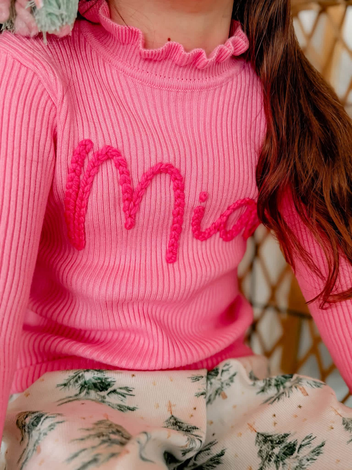 Ruffle Neck Sweater