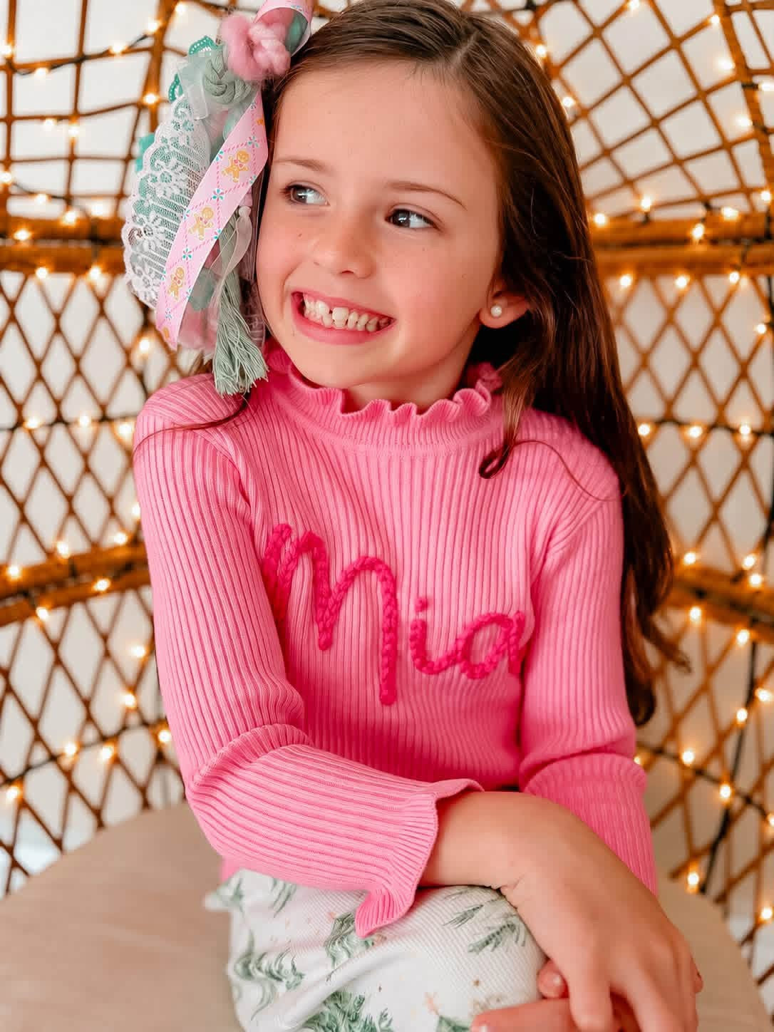 Ruffle Neck Sweater